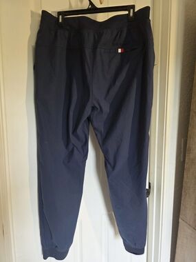 Rhoback Delta Performance Joggers Mens XL Navy Blue Stretch Activewear Pants